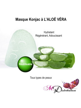 Masque Konjac à L'ALOÉ VÉRA