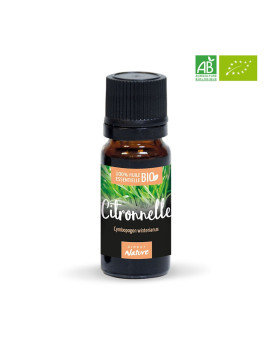 HUILE ESSENTIELLE CITRONNELLE DE JAVA 10ML Certifiée Bio