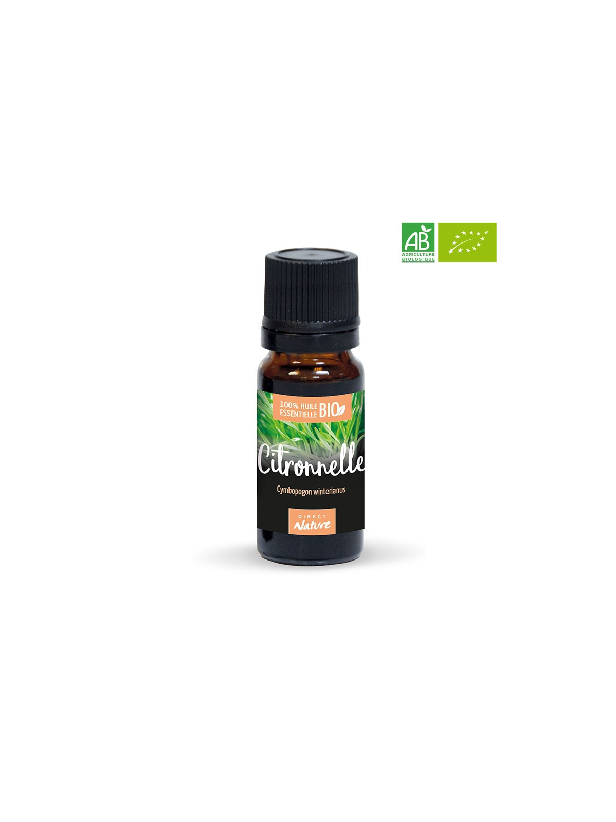 HUILE ESSENTIELLE CITRONNELLE DE JAVA 10ML Certifiée Bio