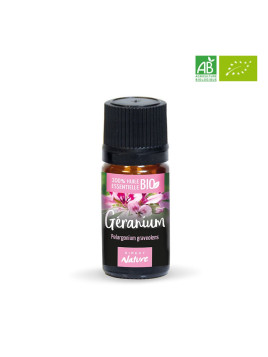 HUILE ESSENTIELLE GÉRANIUM ROSAT 5ML Certifiée Bio