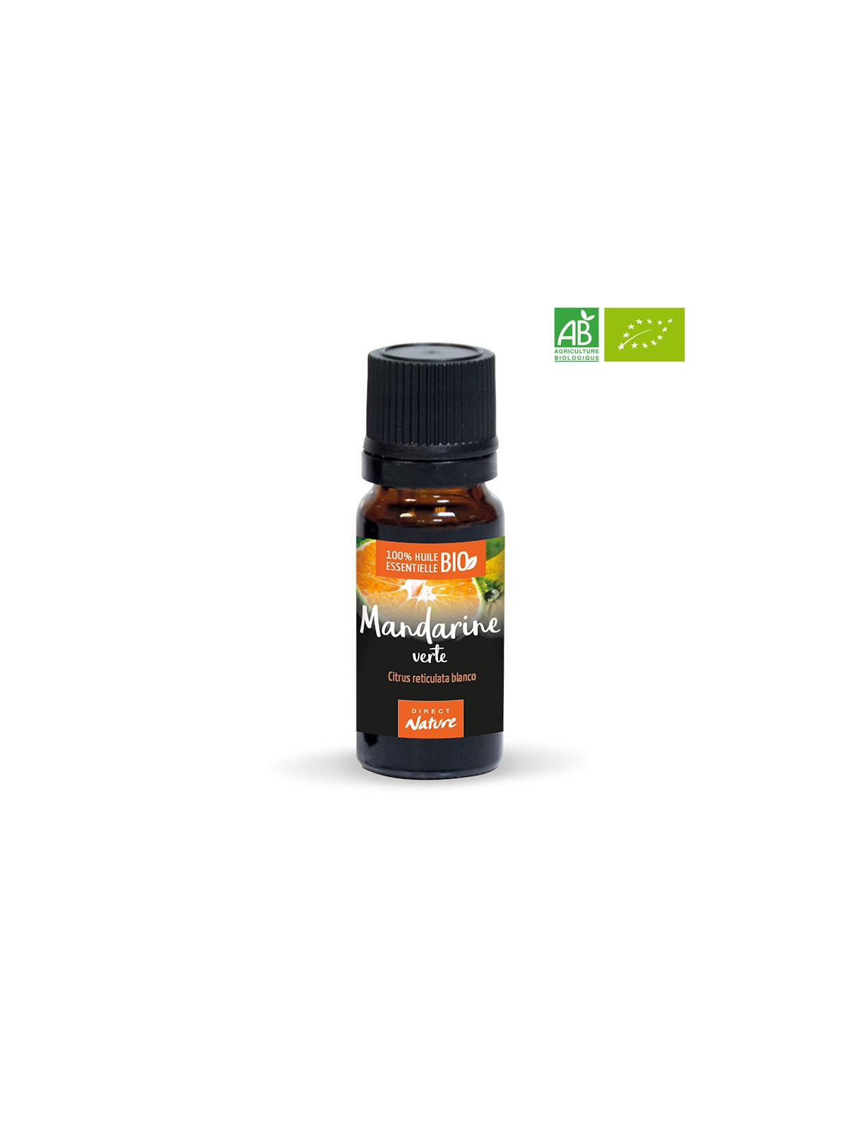 HUILE ESSENTIELLE MANDARINE VERTE 10ML Certifiée Bio