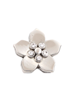 CHARM'S PLAT ROMASA EVASION FLEUR SILVER