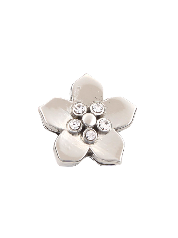 CHARM'S PLAT ROMASA EVASION FLEUR SILVER