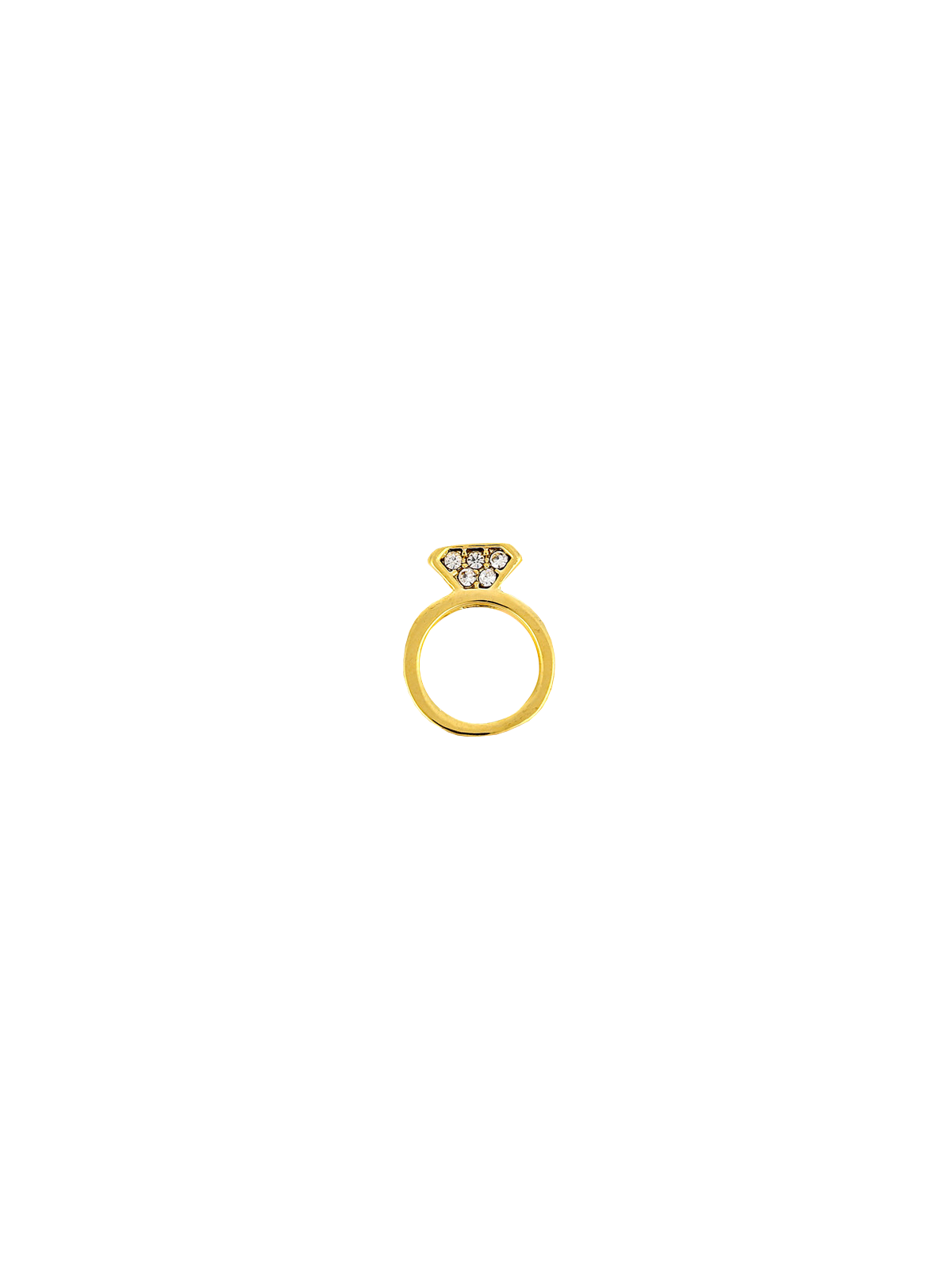 CHARM'S PLAT ROMASA EVASION BAGUE GOLD