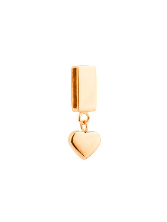 PENDENTIF PLAT ROMASA EVASION COEUR GOLD