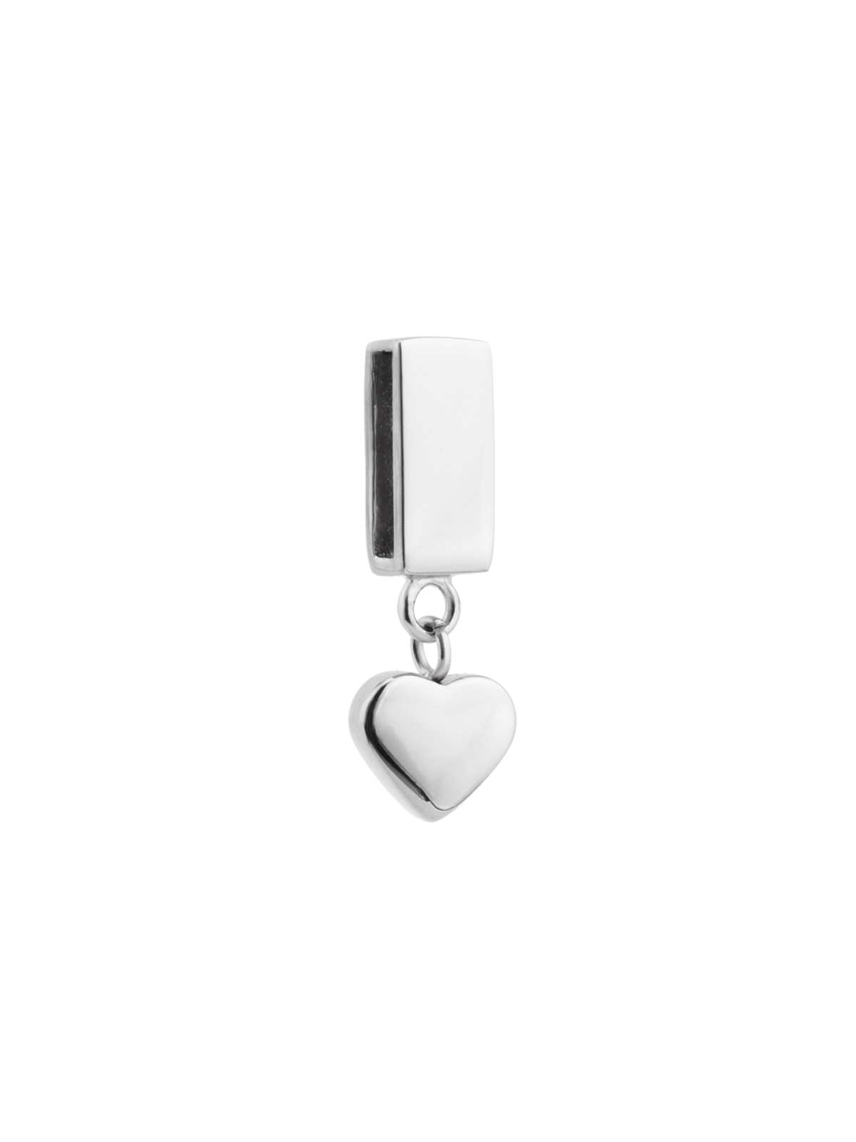 PENDENTIF PLAT ROMASA EVASION COEUR SILVER