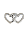 CHARM'S PLAT ROMANSA EVASION COEUR DOUBLE SILVER