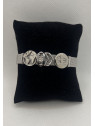 BRACELET ARGENTE CHARMS PLATS EVASION "PETITS PIEDS DE BEBE" ARGENT  SPECIAL PRINTEMPS