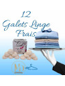 LOT DE 12 GALETS 50GR LINGE FRAIS