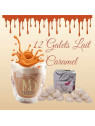 LOT DE 12 GALETS 50GR LAIT CARAMEL