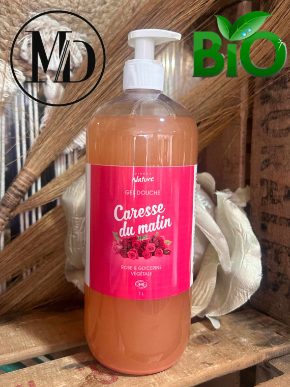 GEL DOUCHE BIO 1L CARESSE DU MATIN 14€ a lieu de 19€