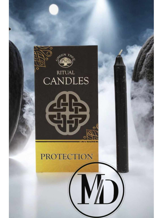 SET DE  10 BOUGIES PROTECTION NOIR