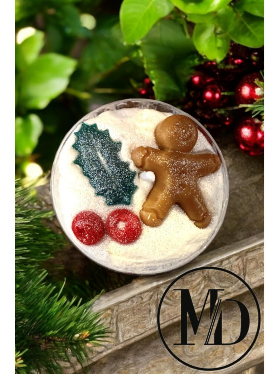 Bougie mini verrine BISCUIT DE NOEL 70G