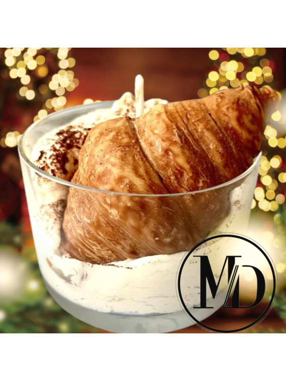 Bougie verrine croissant du dimanche 190 g