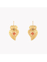 Boucles d'oreilles coeur traditionnelles de Viana Cruz