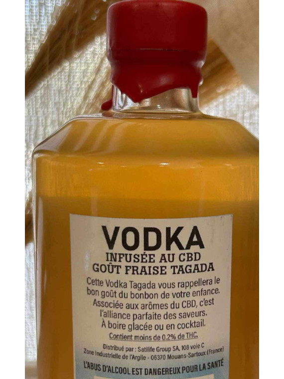 VODKA FRAISE TAGADA CBD 50 CL